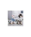 Touchdog I love Poochi Classical Fashion Plaid Dog Dress, Large, Blue