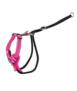 Rogz Stop Pull Dog Harness Reflective Classic Large Pink