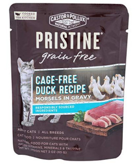 CASTOR & POLLUX Duck Recipe Pristine Cat Food, 3 OZ