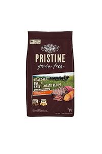 Castor & Pollux Pristine Grain Free Grass-Fed Beef and Sweet Potato Recipe with Raw Bites Dry Dog Food, 4 lbs.
