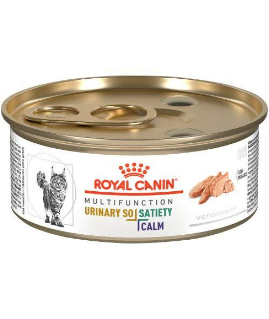 Royal Canin Feline Urinary SO + Satiety + Calm Loaf in Sauce Canned Cat Food, 5.8 oz