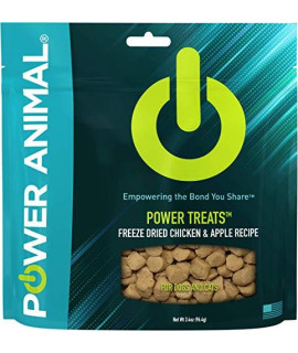 POWER Animal Power Treats - Freeze Dried Dog Treats and Cat Treats - Premium Quality Ingredients, Real Meat First Ingredient, All Natural, Humanely Sourced, Made in the USA