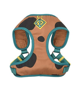 Scooby-Doo Warner Brothers Dog Harness | Soft and Comfortable Large Dog Harness Dog Harness No Pull Tan and Blue Dog Harness | Cute Dog Harnesses for Large Dogs, FF15832