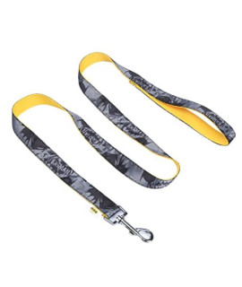 DC Comics Vintage Batman Collection 6 Foot Dog Leash (72 inch) | Cute Yellow and Black Dog Leash Easily Attaches to Any Dog Collar or Harness | 6 Ft Dog Leash Batman Design