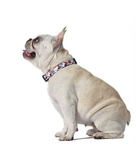 Peanuts for Pets Snoopy Dog Collar, Large | Large Dog Collar Snoopy Gifts Officially Licensed by | Red and White Peanut Snoopy Dog Collar Dog Apparel & Accessories, Multi (Model: FF15499)