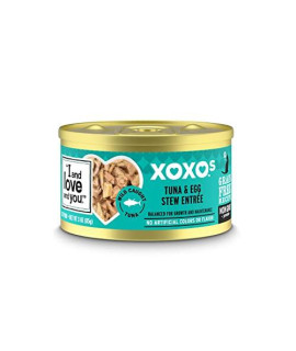 I and love and you XOXOs - Tuna & Egg Stew Grain Free Canned Cat Food 3 Oz, 24 Count