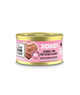 I and love and you XOXOs - Salmon & Tuna Pate Grain Free Canned Cat Food 3oz, 24 Count