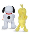 Peanuts Dog Toys Snoopy 2pc Valentines Plush Squeakers| 6