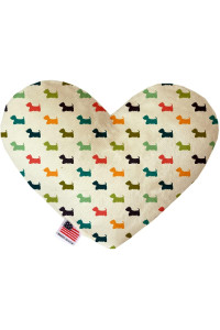 It is a Westie's World 8 inch Canvas Heart Dog Toy