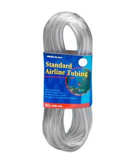 Penn-Plax Standard Airline Tubing for Aquariums - Clear and Flexible - Resists Kinking - Safe for Freshwater and Saltwater Fish Tanks - 25 Feet