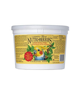 LAFEBERS Classic Nutri-Berries Pet Bird Food, Made with Non-GMO and Human-Grade Ingredients, for Cockatiels, 4 lbs