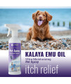 KENIC Kalaya Emu Oil Pet Conditioning & Detangling Spray for Dogs & Cats, Natural Leave-in Conditioner - Provides Shine to Fur, Moisturizes Skin, Protects & Soothes Flea Bites & Grass Allergies, Cruelty Free, Made in USA