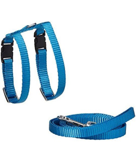 Marshall Pet Products Harness & Lead (Blue)