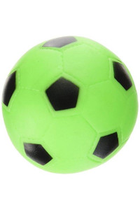 Ethical Vinyl Soccer Ball Dog Toy, 3-Inch (pink, green, yellow, white - colors may vary)