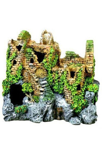 Exotic Environments Forgotten Ruins Aquarium Ornament, 7-1/2-Inch by 5-1/2-Inch by 7-Inch