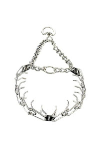Herm Sprenger Heavyweight Prong Collar 25 long For Necks of Up To 22, Chrome Plated Steel