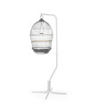 Prevue Pet Products Tubular Steel Hanging Bird Cage Stand 1781 White, 24-Inch by 24-Inch by 60-Inch