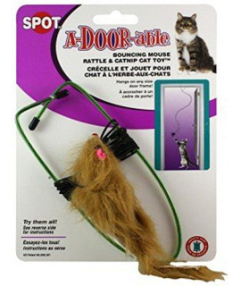 Ethical A-Door-Able Bouncing Mouse Cat Toy Assorted Colors
