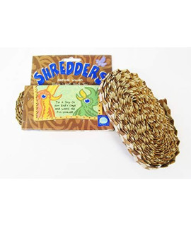 Planet Pleasures Shredders Zig Zag 30 by 1 Roll Natural Bird Toy