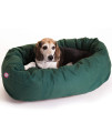 32 inch Green Bagel Dog Bed By Majestic Pet Products