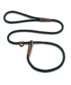 Mendota Pet Slip Leash - Dog Lead and collar combo - Made in The USA - Hunter green, 38 in x 6 ft - for SmallMedium Breeds