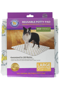 PoochPad Original Washable Reusable Potty Pad (Large) - Unmatched Odor control Leakproof Puppy Training Pee Pad