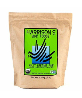 Harrison's Certified Organic Adult Lifetime Fine 5lb Bird Food