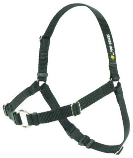 SENSE-ible No-Pull Dog Harness - Black Medium/Large (Narrow) by Softouch