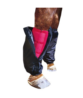 Professionals Choice Equine Sports Medicine Nylon Boot Covers, Pair (Medium, Black)
