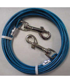 20 Small To Medium Dog Tie Out Cable Leash 20 Ft