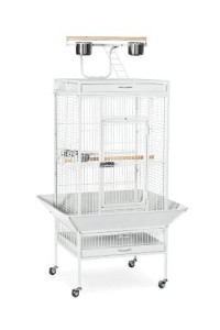 Prevue Hendryx 3152C Pet Products Wrought Iron Select Bird Cage, Chalk White