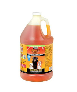 Healthycoat Dog Food Supplement: gallon. For Excessive Shedding Itching Hot Spots Allergies.