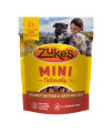 Zukes Mini Naturals Training Dog Treats Peanut Butter And Oats Recipe - 16 Oz Bag