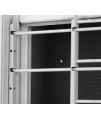 John Sterling 4Bar Basic Fixed Window Guard,14x14-24 Inches White