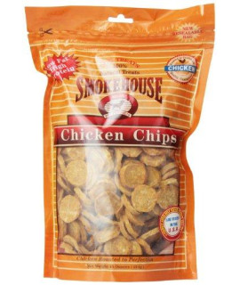 Smokehouse 100-Percent Natural Chicken Chips Dog Treats, 16-Ounce