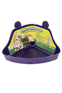 Ware Manufacturing Plastic Lock-N-Litter Pan for Small Pets, Colors May Vary