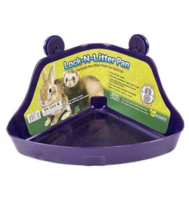 Ware Manufacturing Plastic Lock-N-Litter Pan for Small Pets, Colors May Vary