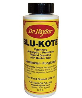 Dr. Naylor Blu-Kote Dauber (4 oz.) - Fast Drying Antiseptic Wound Dressing