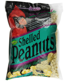 F.M. Brown'S Song Blend Premium Shelled Peanuts For Pets, 3-Pound, White