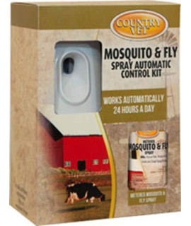 Amrep 009-321962CV Kit 074026 2 Piece Country Vet Equine Mosquito/Flying Insect Control, White