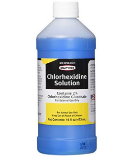 Durvet B000HHSD8M n Chlorhexidine 2% Solution, 16 fl. oz