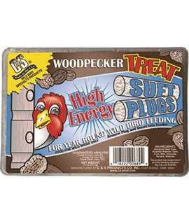 C&S 12689 Woodpecker Treat High Energy Suet, 11-Ounce