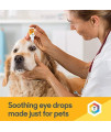 Thomas Pet C Bright - Cleansing & Lubricating Eye Drops for Dogs & Cats - Effective Relief for Dry, Red or Swollen, Irritated or Itchy Eyes - Soothing Eye Drops for Dogs & Cats - 1 Fluid Ounce