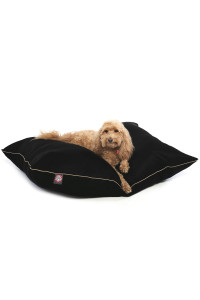 28x35 Black Super Value Pet Dog Bed By Majestic Pet Products Medium