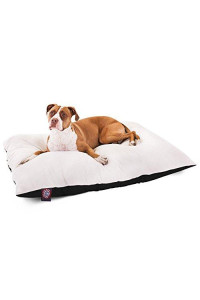 36x48 Black Rectangle Pet Dog Bed By Majestic Pet Products Large
