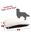 36x48 Black Rectangle Pet Dog Bed By Majestic Pet Products Large