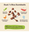 Pet n Shape Duck n Rice Dumbbells Dog Treats - 3 Ounce