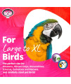 Super Bird Creations SB477 XL Woodpile Bird Toy, Large/XL Bird Size, 19" x 8"