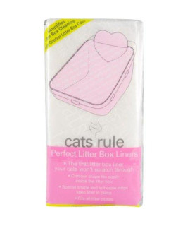 Cats Rule Perfect Litter Box Liners, 10 Pack