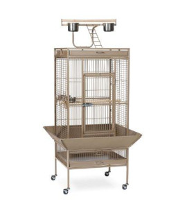 Prevue Hendryx Pet Products Wrought Iron Select Bird Cage 3152COCO Coco Brown, 24-Inch by 20-Inch by 60-Inch